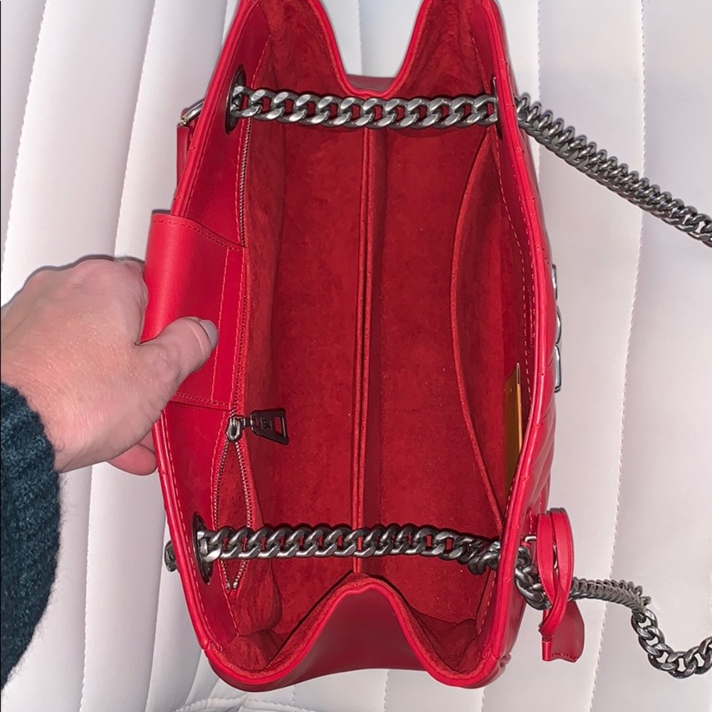 NEW Louis Vuitton New Wave Chain Tote Ecarlate - Picture 7 of 11